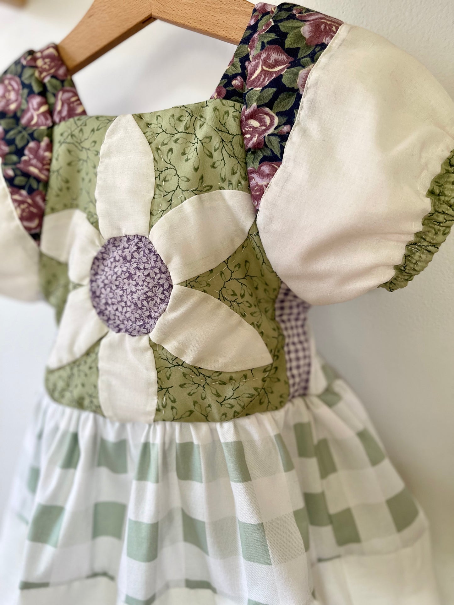 Patchwork Up-cycled Quilt Dress