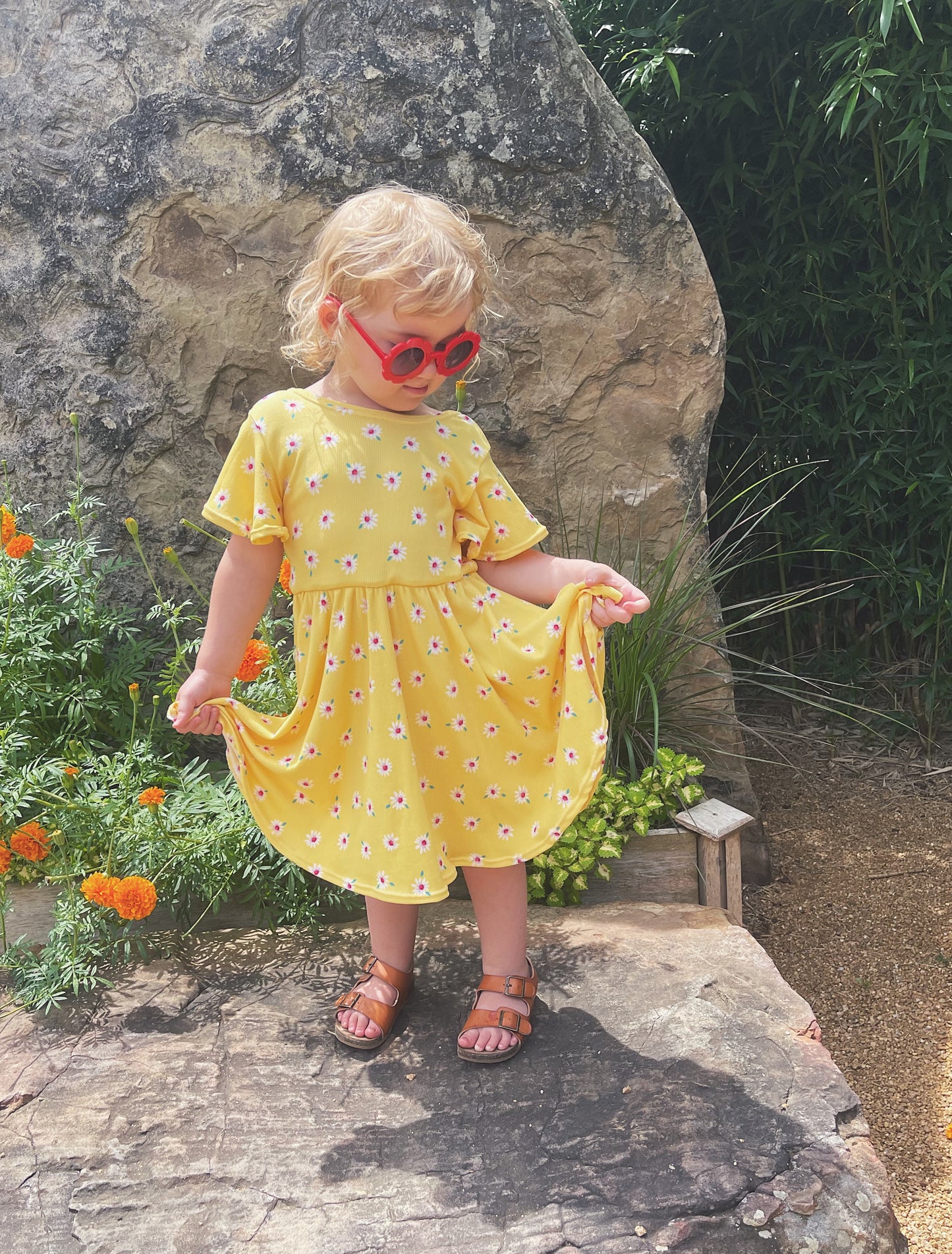 Dancing Daisies Twirly Dress