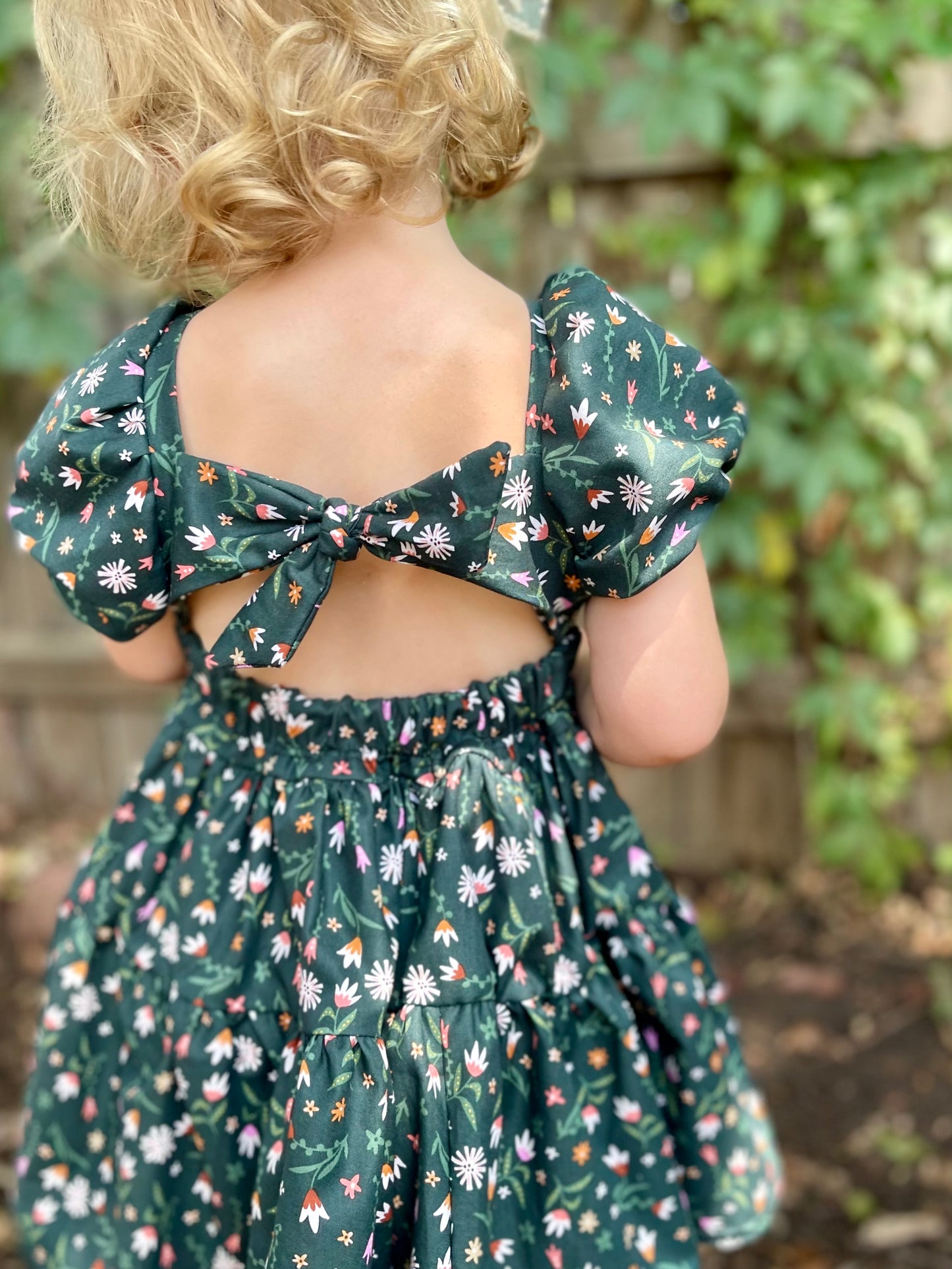 Flutter and Bloom Dress Forest Floral