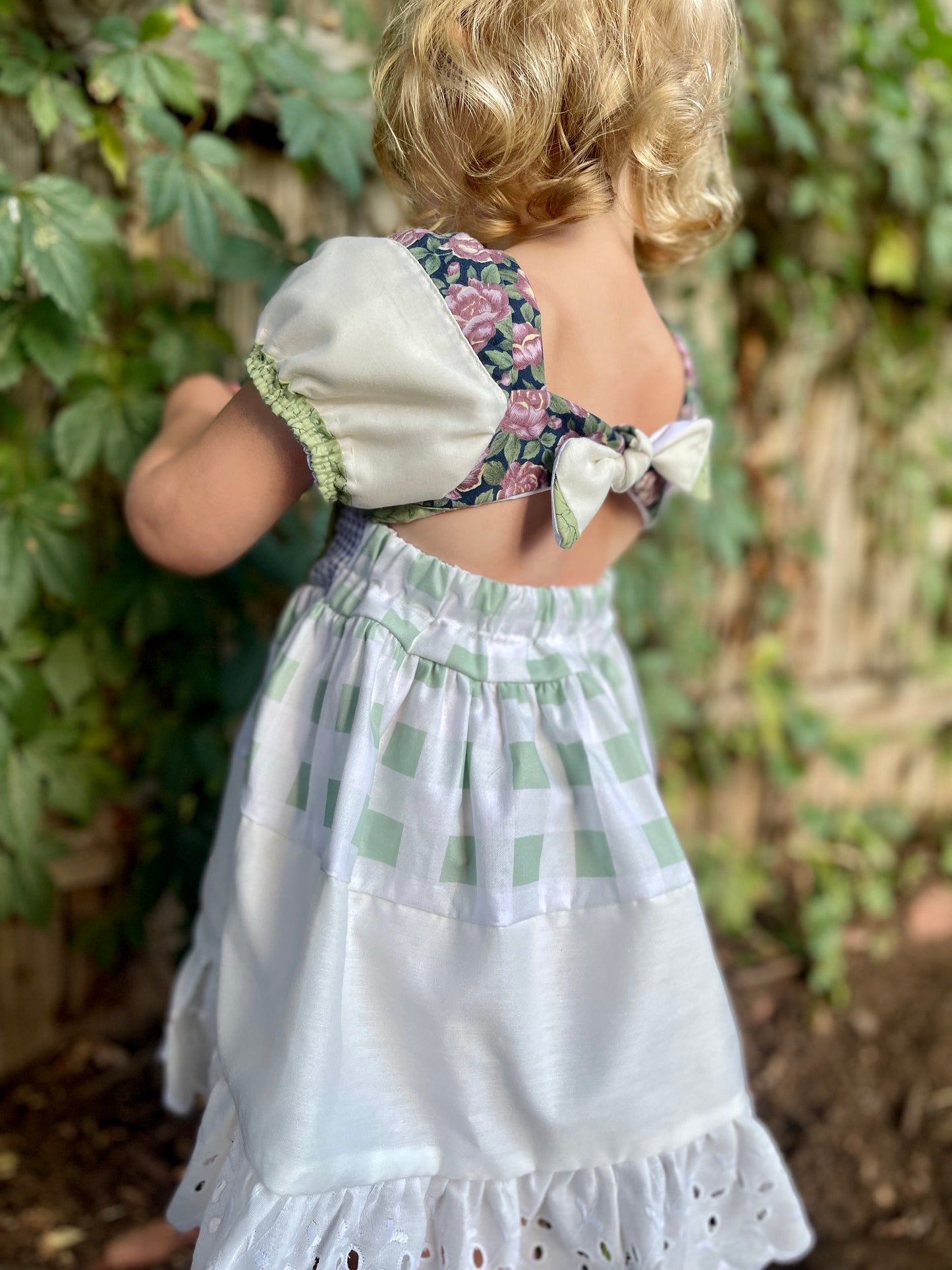 Patchwork Up-cycled Quilt Dress