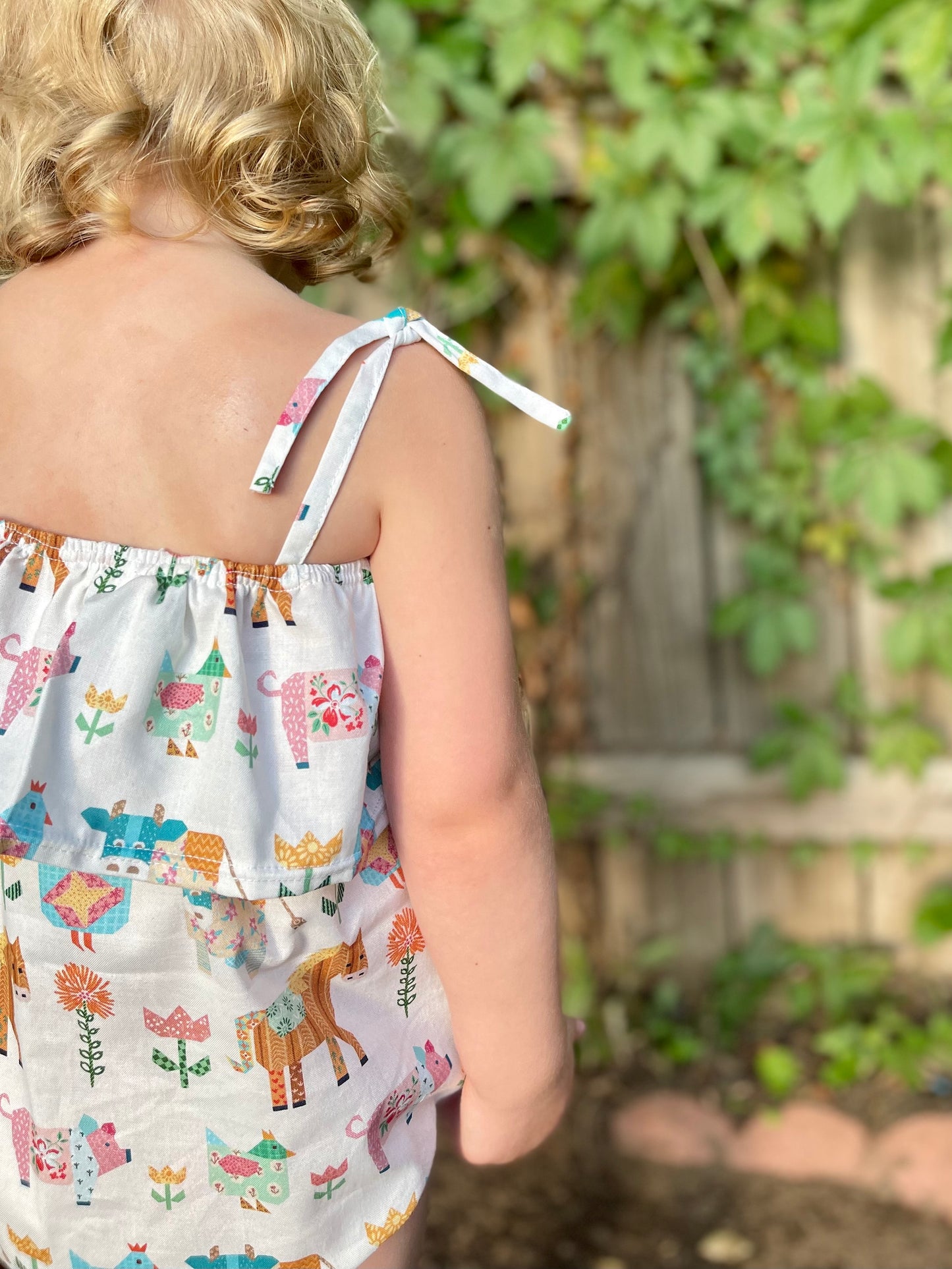Barnyard Ruffle Romper