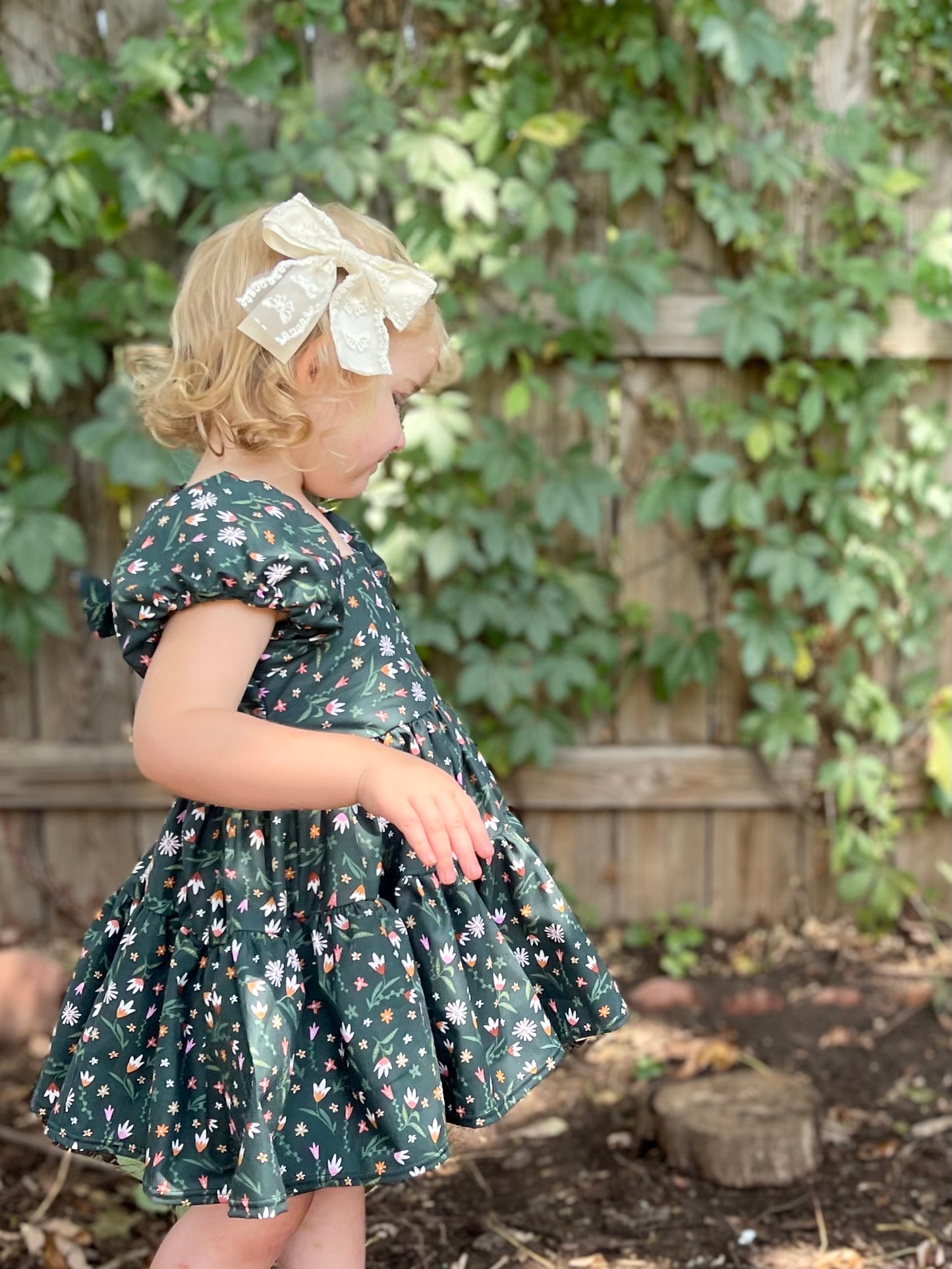Flutter and Bloom Dress Forest Floral