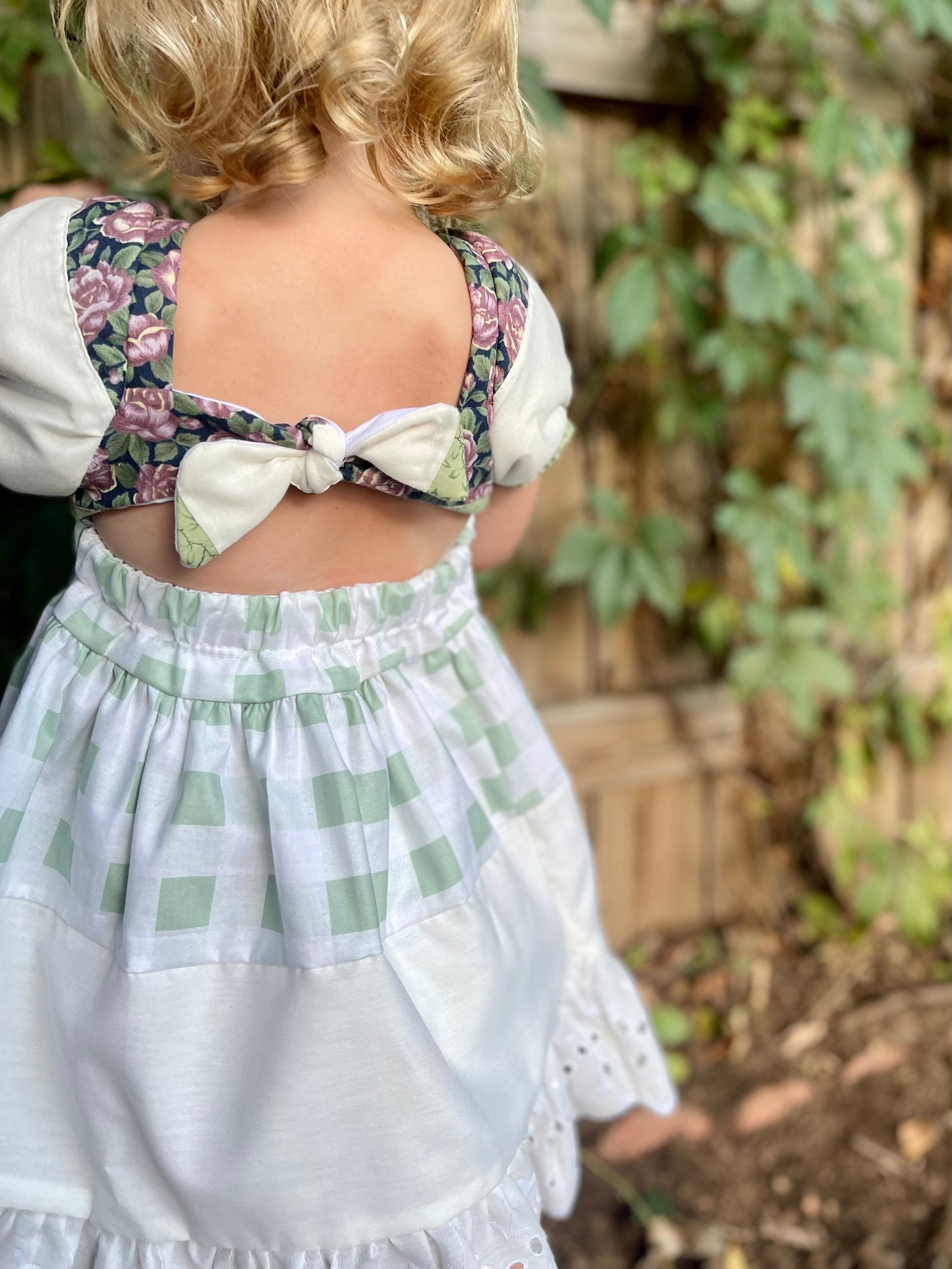 Patchwork Up-cycled Quilt Dress