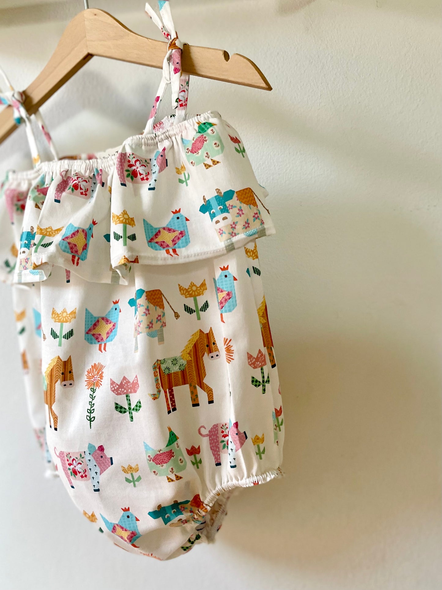 Barnyard Ruffle Romper