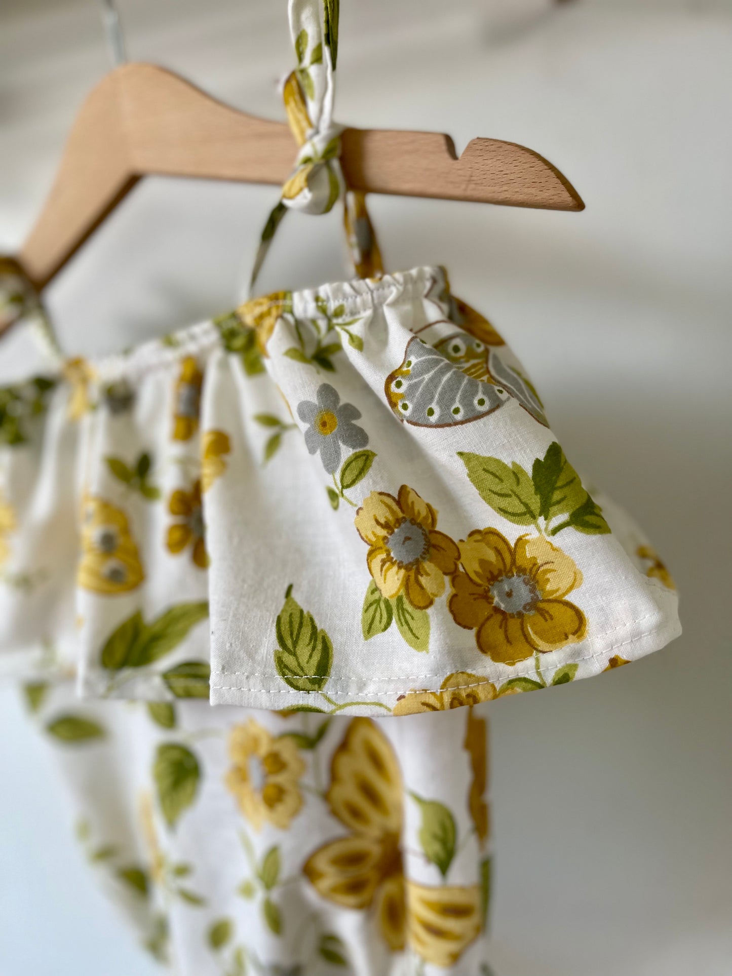 Golden Garden Bubble Romper