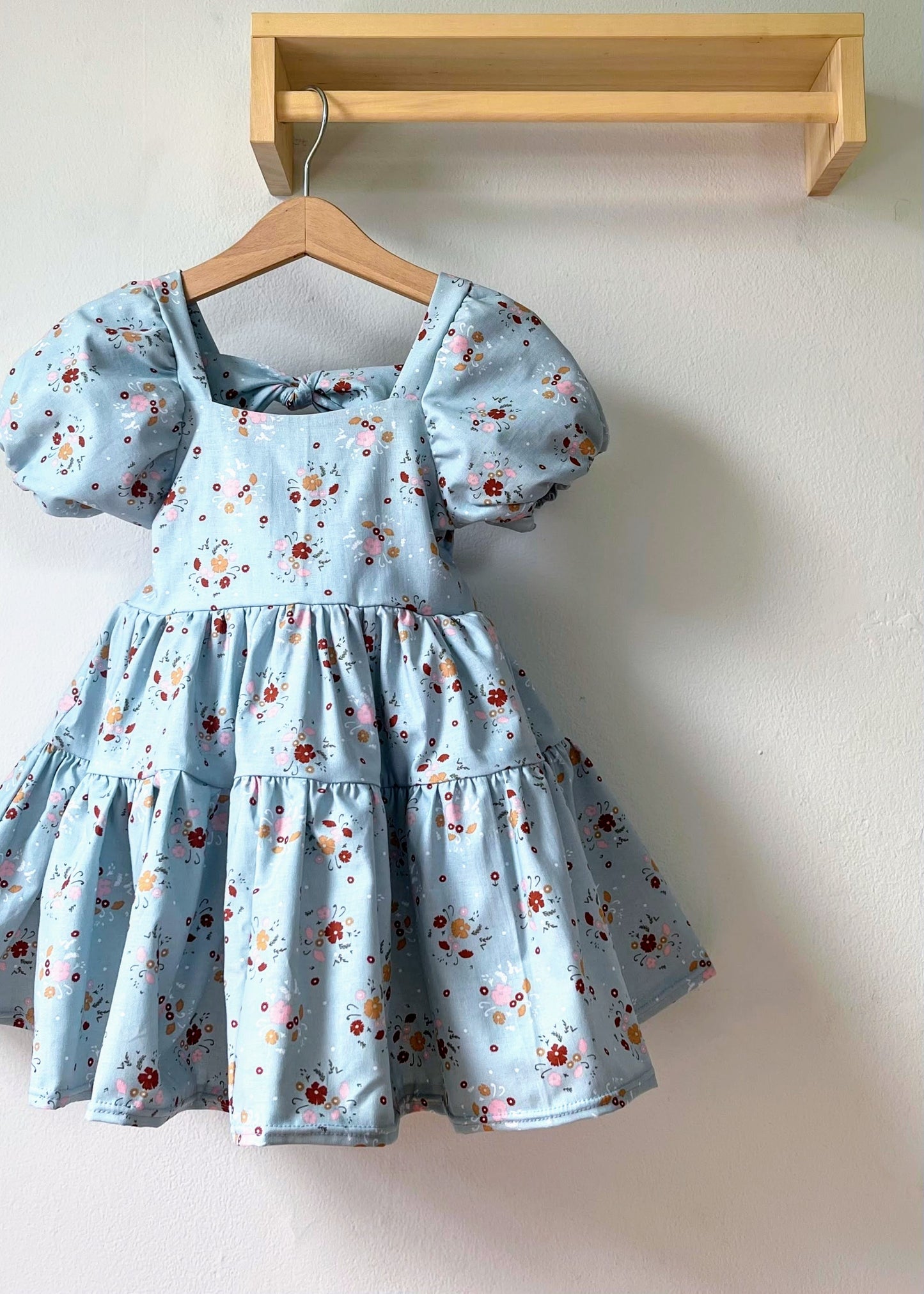 Flutter and Bloom Dress Blue