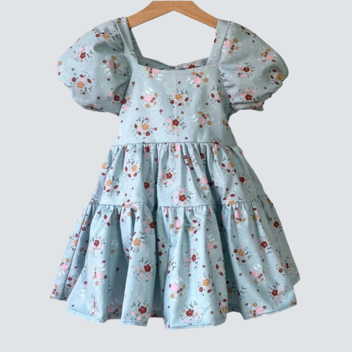 Flutter and Bloom Dress Blue