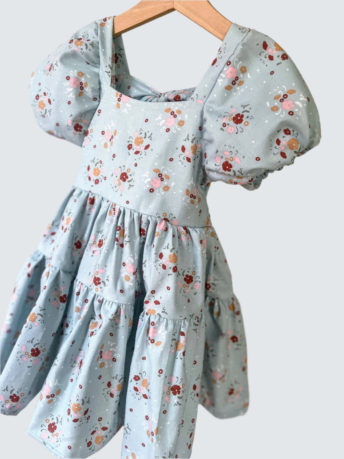 Flutter and Bloom Dress Blue