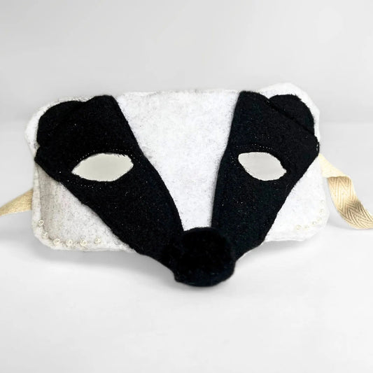 Brave Little Badger Felt Mask