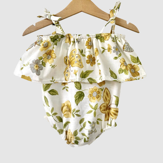 Golden Garden Bubble Romper