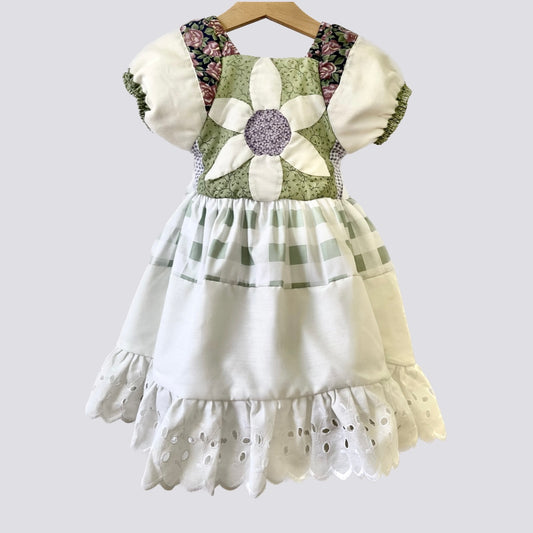 Patchwork Up-cycled Quilt Dress