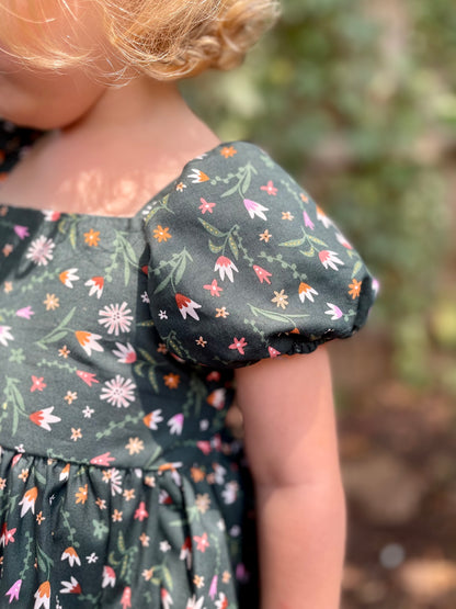 Flutter and Bloom Dress Forest Floral