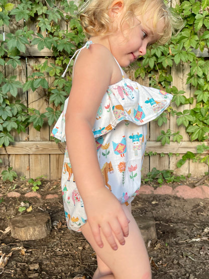 Barnyard Ruffle Romper