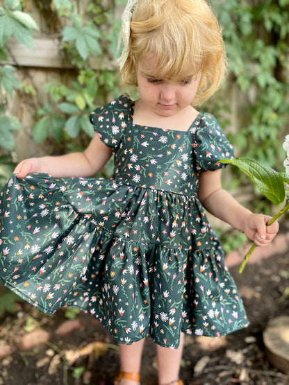 Flutter and Bloom Dress Forest Floral