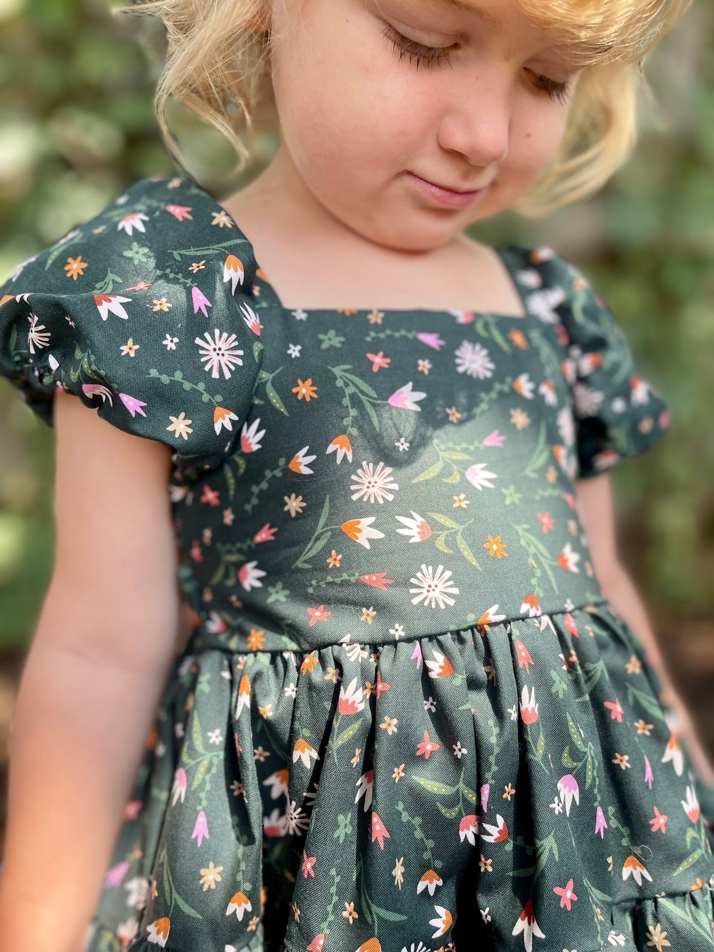 Flutter and Bloom Dress Forest Floral