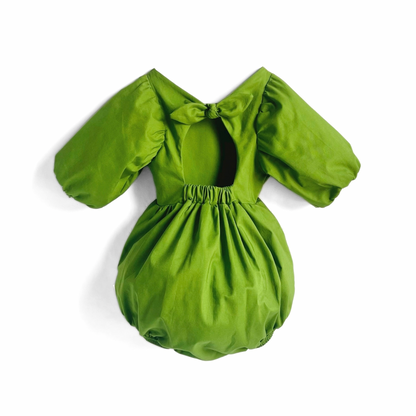 Pear Green Bubble Romper