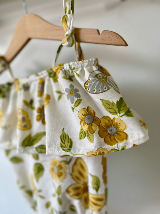 Golden Garden Bubble Romper