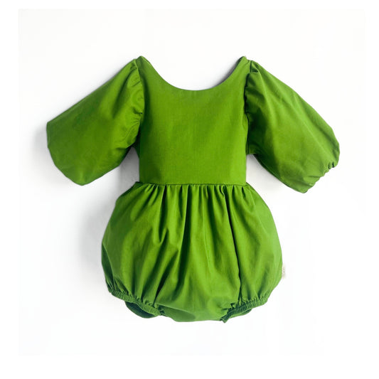Pear Green Bubble Romper