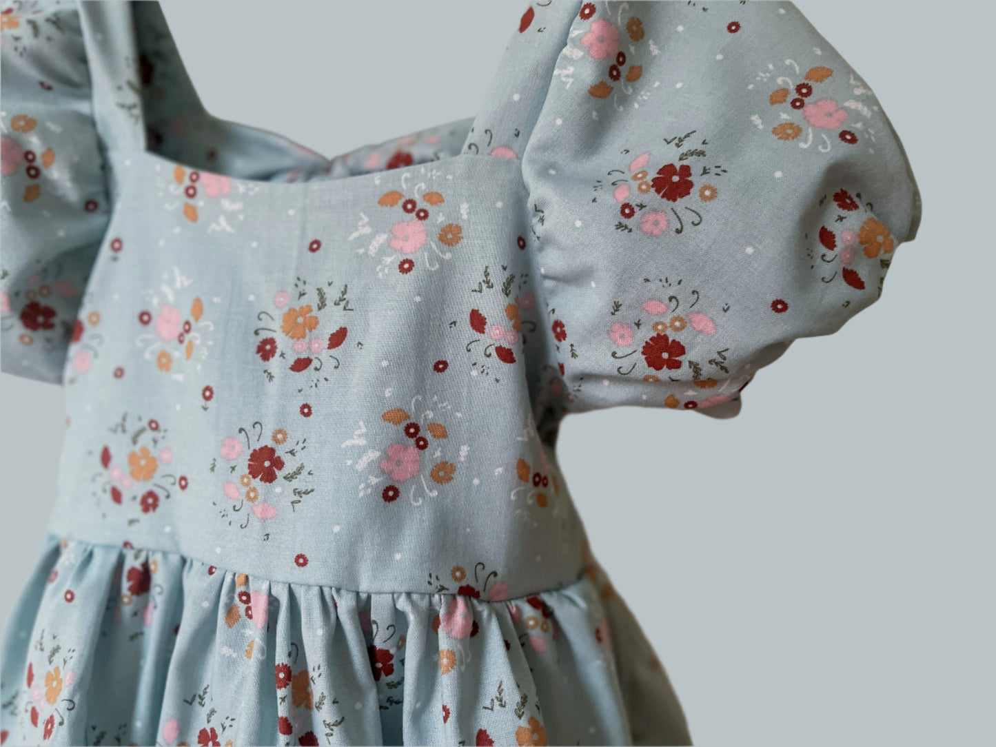 Flutter and Bloom Dress Blue