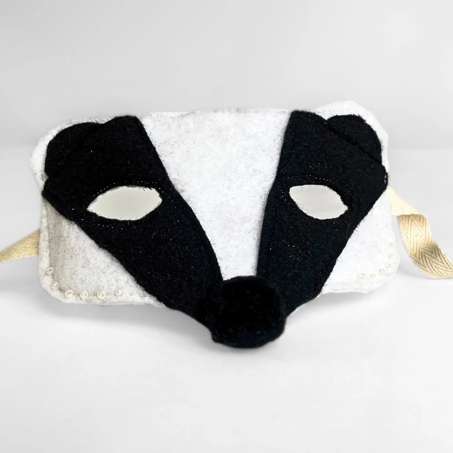 Brave Little Badger Felt Mask