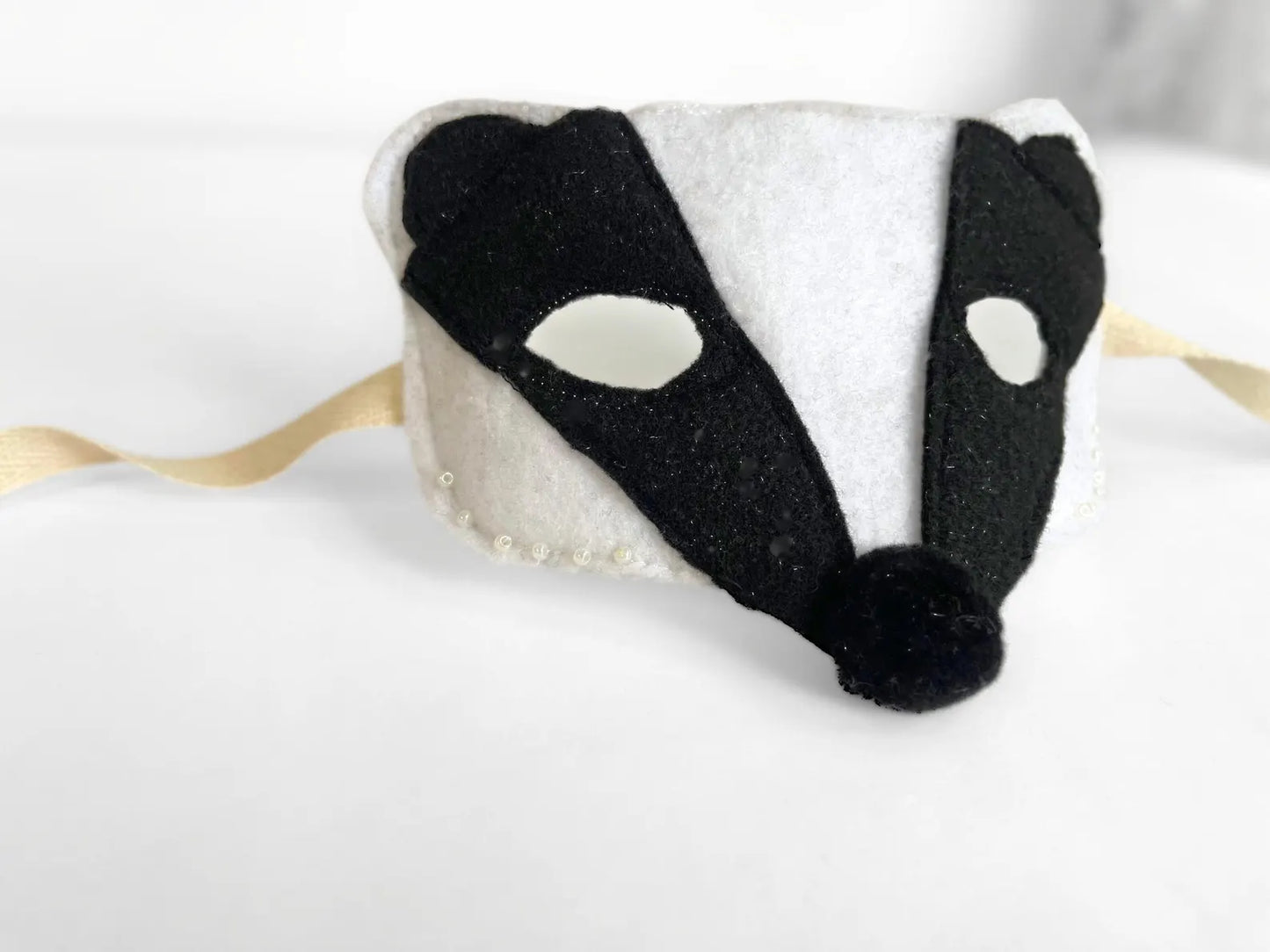 Brave Little Badger Felt Mask